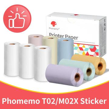 Paper rolls for Phomemo T02